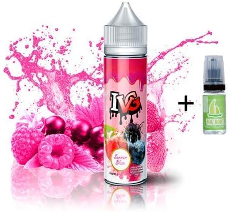 E Liquid E Juice IVG Classics Summer Blaze 50ml – 70 vg 30 pg - shortfill – No Nicotine + E Liquid The Boat 10ml Lemon and Lime – No Nicotine.