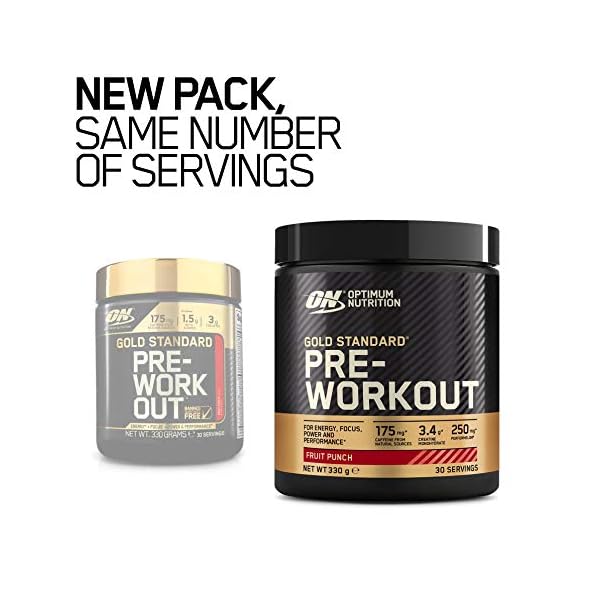Optimum-Nutrition-Gold-Standard-Pre-Workout-Powder-Energy-Drink-with-Creatine-Monohydrate-Beta-Alanine-Caffeine-and-Vitamin-B-Complex-Fruit-Punch-30-Servings-330-g-Packaging-May-Vary Optimum Nutrition Gold Standard Pre Workout Powder, Energy Drink with Creatine Monohydrate, Beta Alanine, Caffeine and…