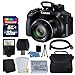 Canon PowerShot SX60 HS Digital Camera + Flash + Extra Battery + HDMI Cable + 32GB Class 10 Card Complete All You Need Deluxe Accessory Bundle and Much More
