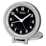 Seiko QHT011 Alarm Clock - Silver Tone