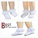 EPEIUS 6 Pairs Baby-Girls Infants Eyelet Frilly Lace Socks Princess Ankle Socks for 6-12 Months Ivory/Pink/White/Gray/Mint Green/Purple