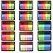 1160 Pieces,15 Sets Index Tabs,Translucent Page Makers,It Post Flags,Sheet Neon Index Tabs Flags Sticky Note for Page Marker