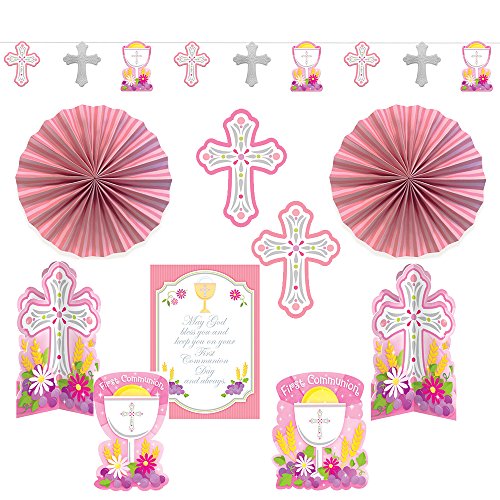 Kit deco first communion pink