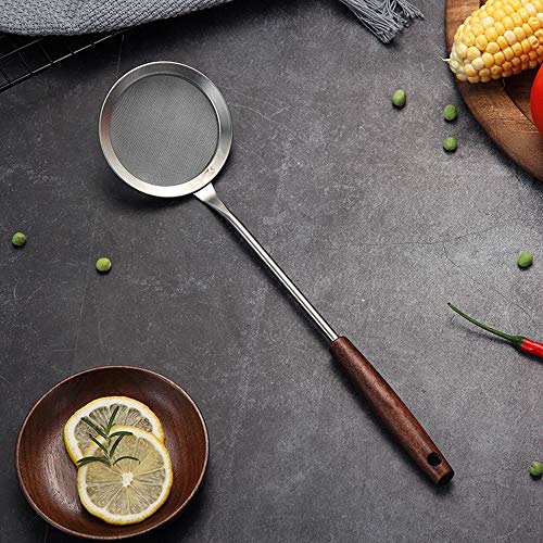 Skimmer Spoon, 3 Pack 304 Stainless Steel Skimmer Spoon for Cooking