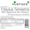 Nutrics-14000mg-Tribulus-Terrestris-Extract-95-Saponins-180-Capsules-2-Month-Supply-Made-in-The-UK-by-Nutrics-Laboratories-Suitable-for-Vegan-Vegetarian-Halal-Kosher Nutrics® 14,000mg Tribulus Terrestris Extract 95% Saponins | 180 Capsules (2 Month Supply) | Made in The UK by Nutrics Laboratories | Suitable for Vegan Vegetarian Halal Kosher
