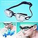 Swim Goggles,Swimming Goggles Mirror Coated Lenses Anti-Fog Shatterproof UV Protection,Triathlon Swim Goggles with Free Protection Case for Adult Sphere Men Women Youth Child Kids By EENG