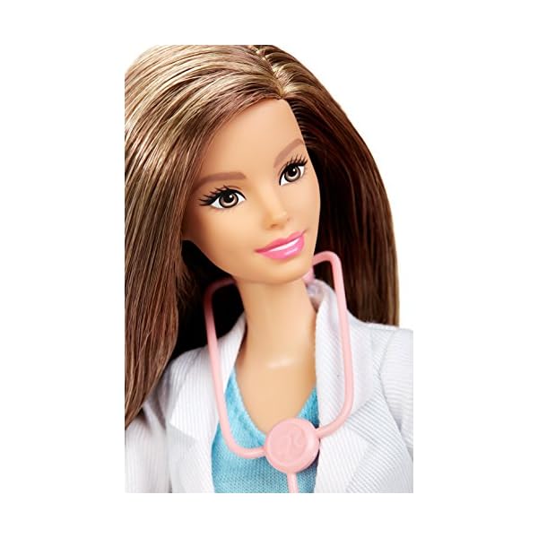 Barbie Mattel DKJ12 - Modepuppen, Ich wäre gern, Kinderärztin Spielset – Bild 4
