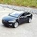 KMT Alloy Diecast Car Models Tesla Model X 90 Car Model (Black)