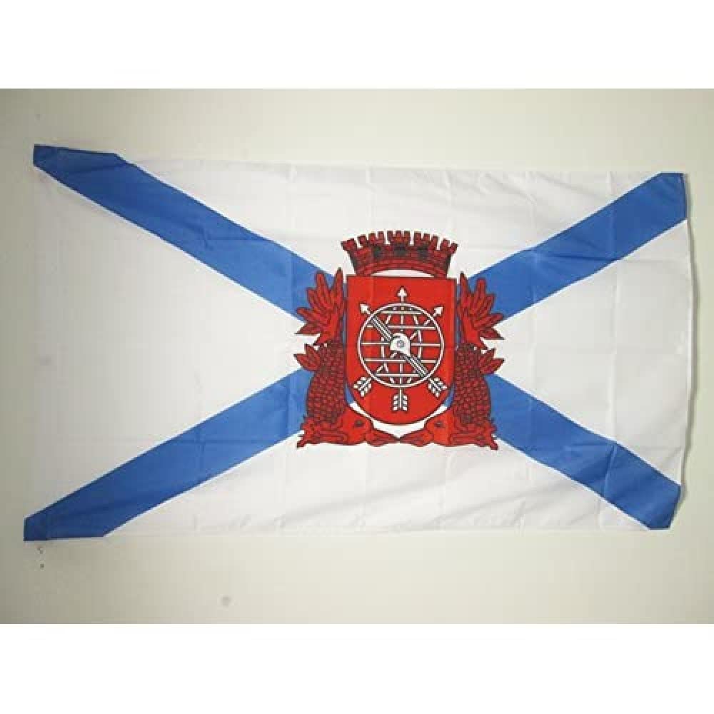 AZ FLAG - Rio de Janeiro Flag - 3x5 Ft - Rio Banner with Sleeve - 100% Polyester - Fade Resistant - Vivid Colors - 3' x 5' Feet - 150x90 Cm