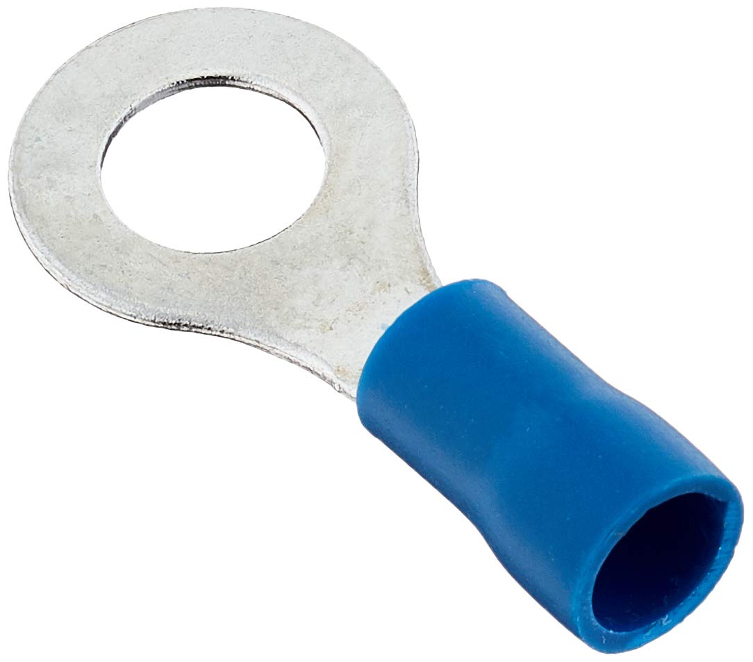 In Phase Car Audio Linx LB6RT Blue 6.3mm Ring Terminal (4 Pack)