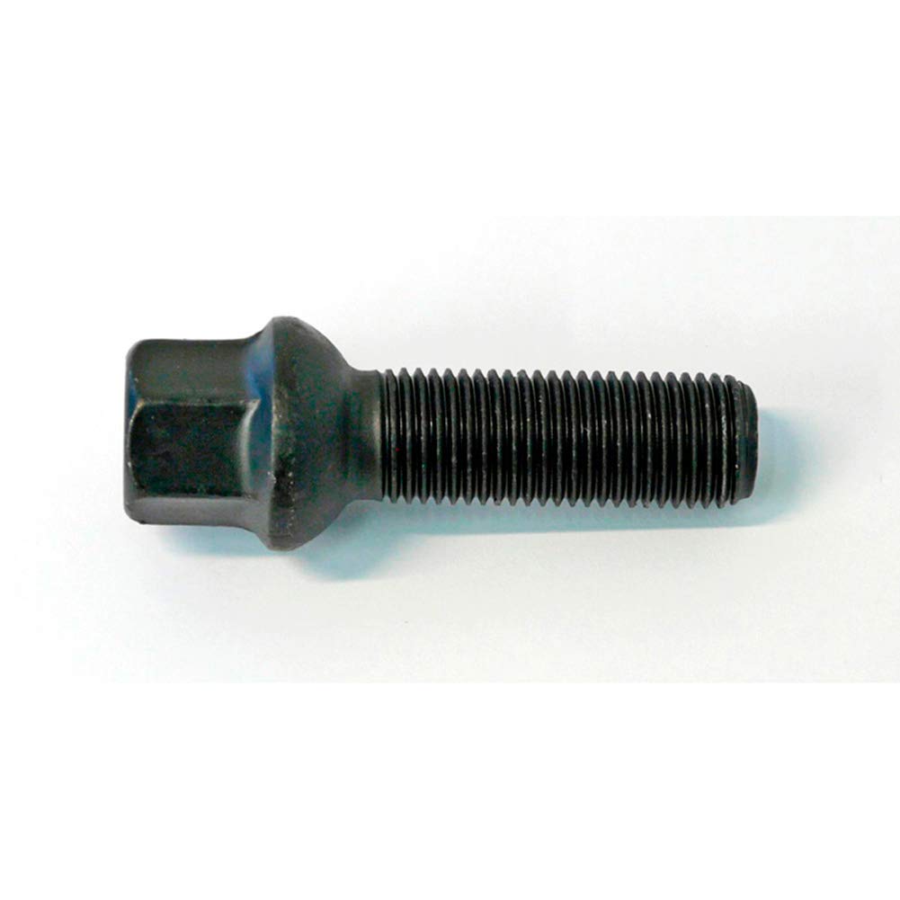 H&R Wheel bolt Round-Head R13 M14x1.50 - Length 38mm - Black (compatible with e.g. VAG)