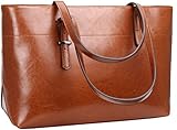 Iswee Women's Shoulder Bag Large Handbag Soft Leather Tote Purses