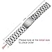 ZEIGER 20mm Men B005 Replacement Metal Wrist Watch Band (Stainless Steel Silver 20mm)