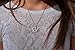 Silver Pendant Love Necklace Follow Your Heart - Jewelry Gift for Girlfriend/Daughter/BFF - Valentines Day Edition