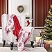 Bedsure Christmas Holiday Knitted Woven Throw Blanket Red and White Super Soft Plush Warm Winter Blanket for Bed, Couch and Gifts, 50 x 60 inches