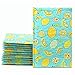 UCGOU Bubble Mailers 4x8 Inch Lemon Designer 50 Pack Poly Padded Envelopes Small Business Mailing Packaging Self Seal Waterproof Boutique Mail Shipping Bags for Jewelry Makeup Supplies #000