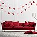 Konsait 18.37FT/30Heart Bridal Shower Wedding Valentine's Day Decoration Paper Heart Banner Pink Red Love Heart Bunting Garland Hanging Decor
