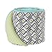 Lolli Living Bumper – Charcoal Triangle – Crib Bumper With Cotton Shell, Reversible Design, Comfortable Protective Padding With Secure Ties, Fits Standard Crib