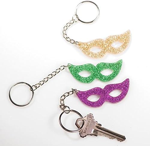 Shindigz Glitter Key Chains (Mask)
