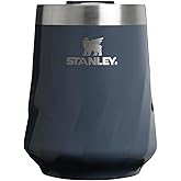 STANLEY The Reserve Textured Wine Tumbler | 11oz | Splash-Proof Lid | Cold Drinks & Cocktail Cup | Insulated Stainless Steel Wine Glass | Twilight Gloss