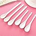 Freedi 7Pcs Porcelain Soup Spoons Colors Ceramic Dessert Coffee Spoons Gift 5in(Random Color)