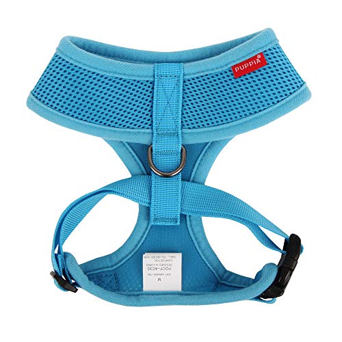 Puppia Soft Dog Harness No Choke OverTheHead Triple Layered Breathable Mesh Adjustable Chest