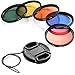 Neewer 52mm Color Filter Kit for NIKON DSLR Cameras, Kit includes: (5)Color Filters(Blue / Yellow / Orange / Red / Green) + (1) Center Pinch Lens Cap with Cap Keeper Leash + (1)Filter Carrying Pouch