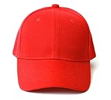Plain Red Adjustable Hat