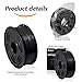 PLA 3D Printer Filament, SUNLU PLA Filament 1.75mm, Dimensional Accuracy +/- 0.02 mm, 1 kg Spool, 1.75mm, PLA Black