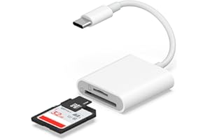 O-MEI STARS SD Card Reader for iPhone 15, SD Card Reader USB C, Sd Card Reader for Android, Sd Card Adapter, USB C SD Card Reader, Memory Card Reader