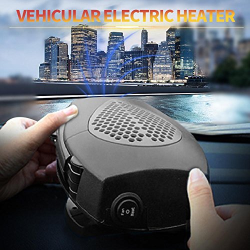 Car Defroster,12V 150W Portable Car Fast Heating Windshield Defroster Demister 2 in 1 Heating Cooling Fan - Thumbnail 5