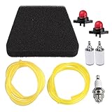 Panari 530037793 Air Filter Tune Up Kit Primer Bulb Fuel Line Fuel Filter For Poulan Craftsman Chainsaw 530069216 530069247 530071835 530095646