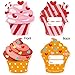 Valentine's Day Cards for Kids Valentines Cards Set with Temporary Tattoos and Envelopes Perfect Gift Choice for Classroom 8 Different Cute & Adorable Designs - 32 Pack