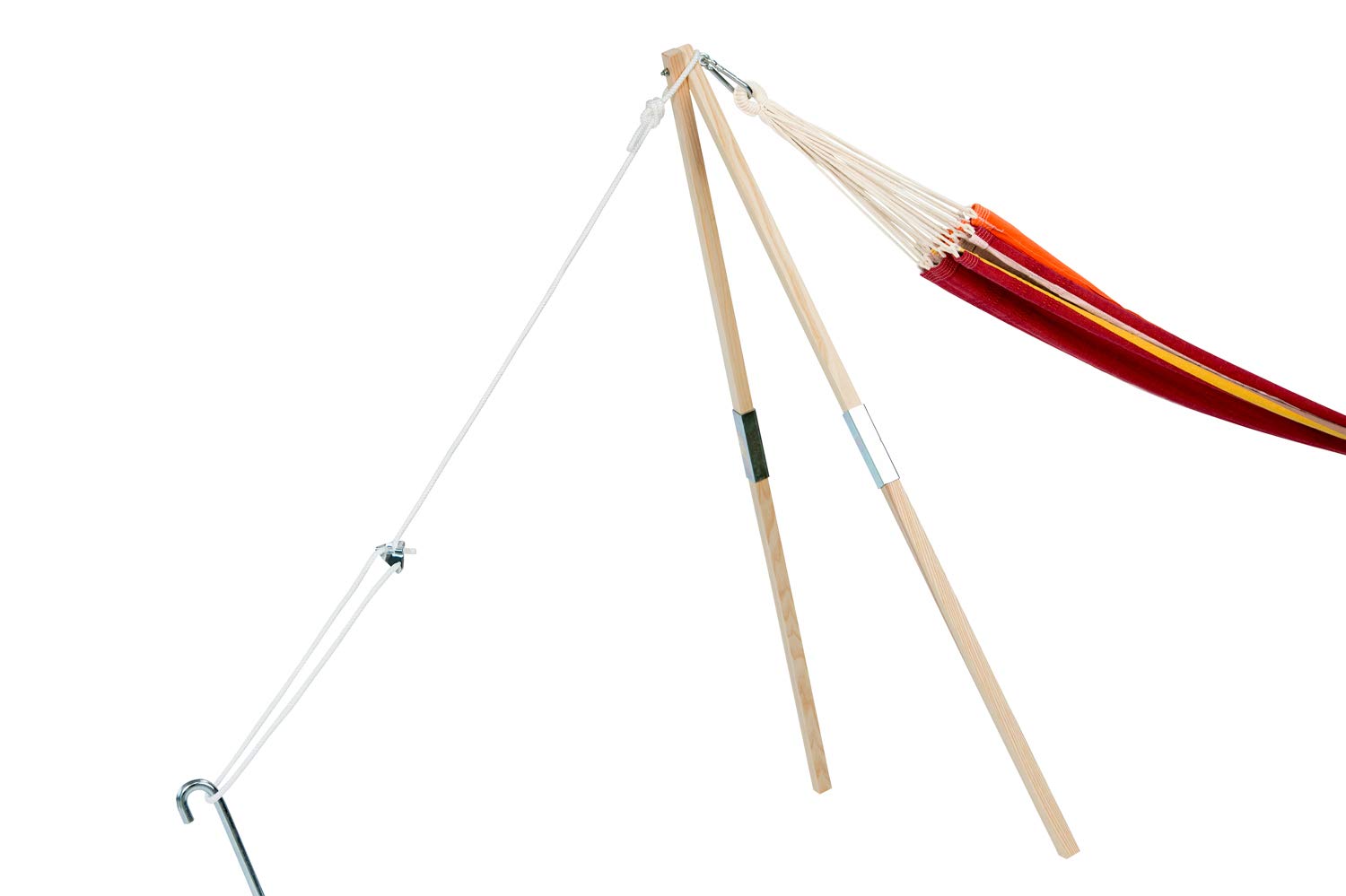 Laminvale Ltd AMAZONAS hammock stand Madera a replacement tree made of ash wood approx. 165 cm for a weight up to 100 kg