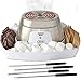 Sharper Image Electric Tabletop S’mores Maker for Indoors, 6 Piece Set Includes Stainless Steel Range, Serving Tray w/Compartments for Chocolate, Graham Crackers, Marshmallows, 4 Roasting Forksthumb 3