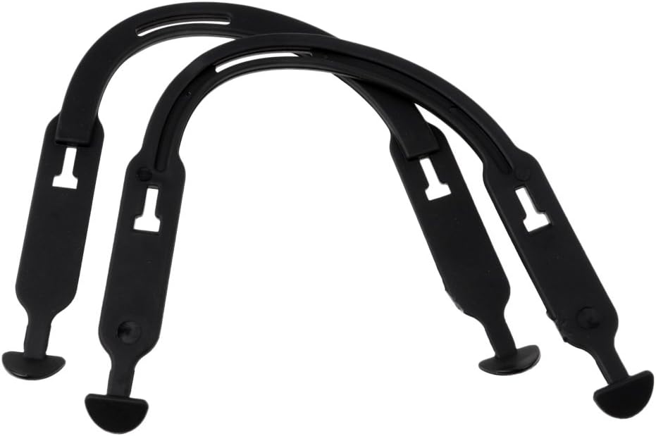 LoveinDIY 2 Pcs Durable Nylon Hockey Replacement Ear Loops/Ear Slings - Black : Sports & Outdoors