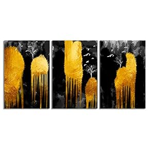 NWT Canvas Wall Art Abstract Forests Painting Artwork...