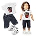 OCT17 Doll Clothes for American Girl 18” inch Dolls Wardrobe Makeover Outift Dressy Raincoat Casual Dress Boots Bundle