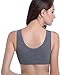 CAKYE Women's Maternity Nursing Bra for Sleep and Breastfeeding 3 Pcs/Pack (Medium/36B,36C,36D, Deep Grey/Navy/Pink)