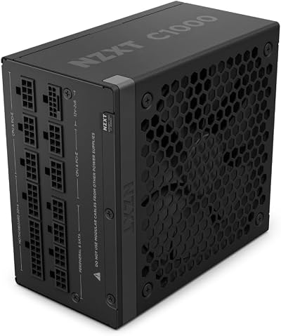 NZXT C1000 Gold ATX 3.1 Fully Modular Power Supply 1000W 80 Plus Gold