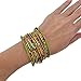PammyJ Colorful Bohemian Bracelets for Women | Bulk Bracelets for Women Stackable | Jewelry Bracelet Set of 15