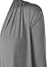 LL WSK850 Womens Draped Open- Front Cardigan XXL Heather_Grey