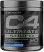 Cellucor C4 Ultimate Shred Pre Workout Powder, Fat Burner for Men & Women, Weight Loss Supplement with Ginger Root Extract, ICY Blue Razz, 20 Servings primary