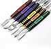 Kingsdun 6pcs Dual Ends Metal Spudger Pry Tools Set for iPhone iPad Tablet Mobile Phone Electronics Open Pry Repair Tool Kit