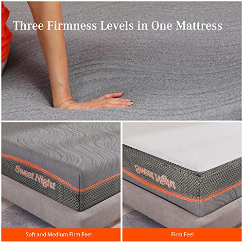Sweetnight Queen Mattress in a Box, 10" Gel Infused Queen Memory Foam