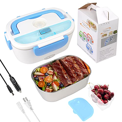 CTSZOOM Heated Lunch Boxes for Adults, 40W Electric Lunch Box Food
