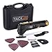 Tacklife 12V Oscillating Tool, 6 Variable Speed Lithium-Ion Cordless Oscillating Multi-Tool with LED, 1 Hour Fast Charge, Great for Sanding Polishing Cutting Scraping Cleaning, 23pcs Accessories