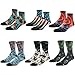 Men's Fun Novelty Socks, J'colour Art Design Patriotic USA Casual Dress Socks