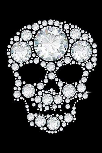 Diamond Skull: College Ruled Notebook Paperback – 15 Sept. 2018