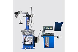Tire Changer Machine Combo Tire Machine Wheel Balancer Machine Tire Changer Wheel Changers Machine TC-200 with a Helping Arm 